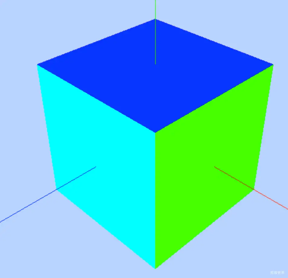 立方体6个面6个颜色